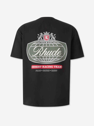 Rhude Hombre Barcelona Camiseta Safari Crest color Negro sku 553-005003 01 - Foto 2