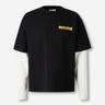 Rhude Hombre Barcelona Camiseta Doble Manga color Negro sku 554-000006 01 - Foto 1