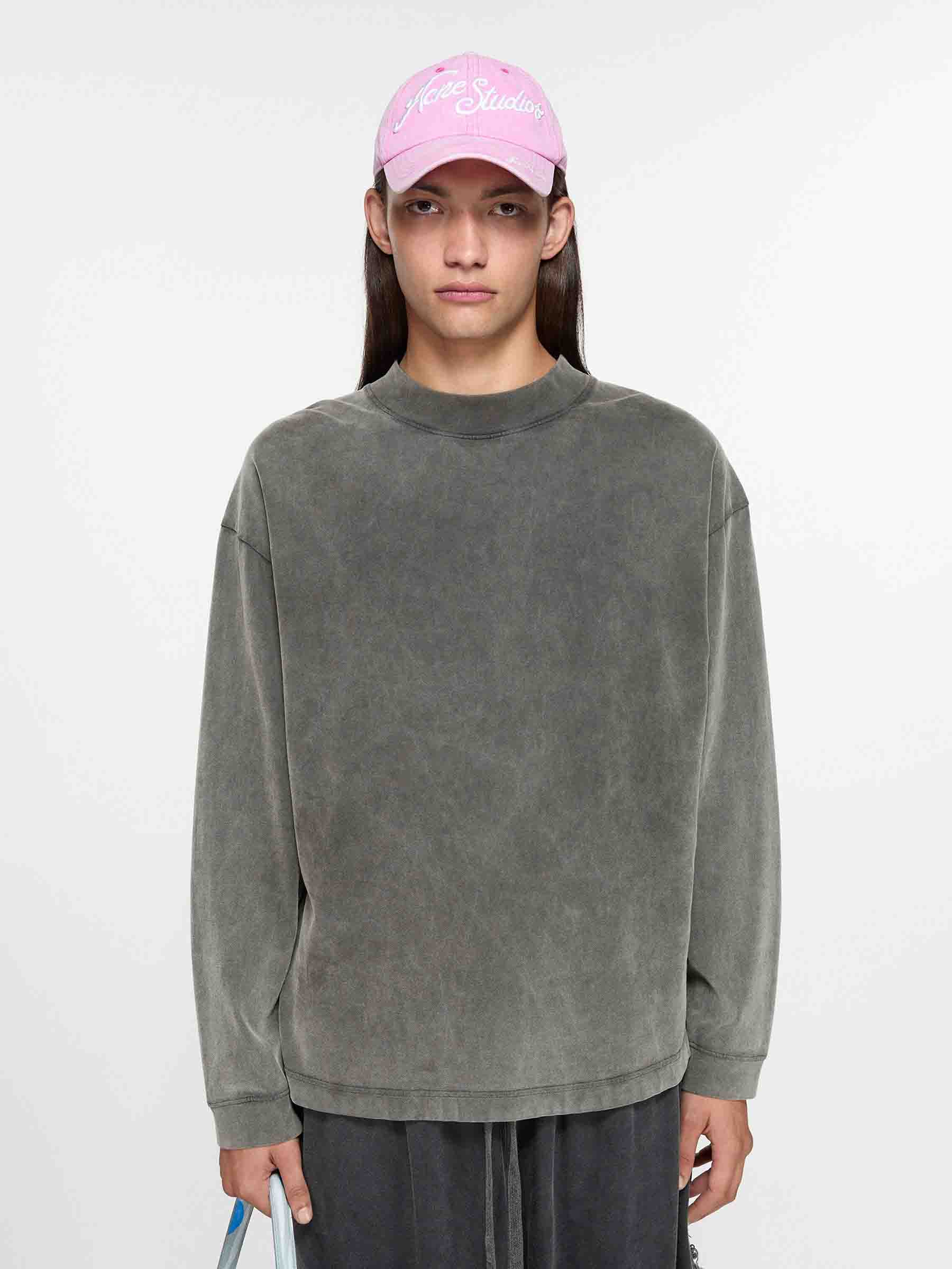Acne Studios Hombre Barcelona Sudadera Cuello Redondo color Gris Antracita sku 554-000009 01 - Foto 2