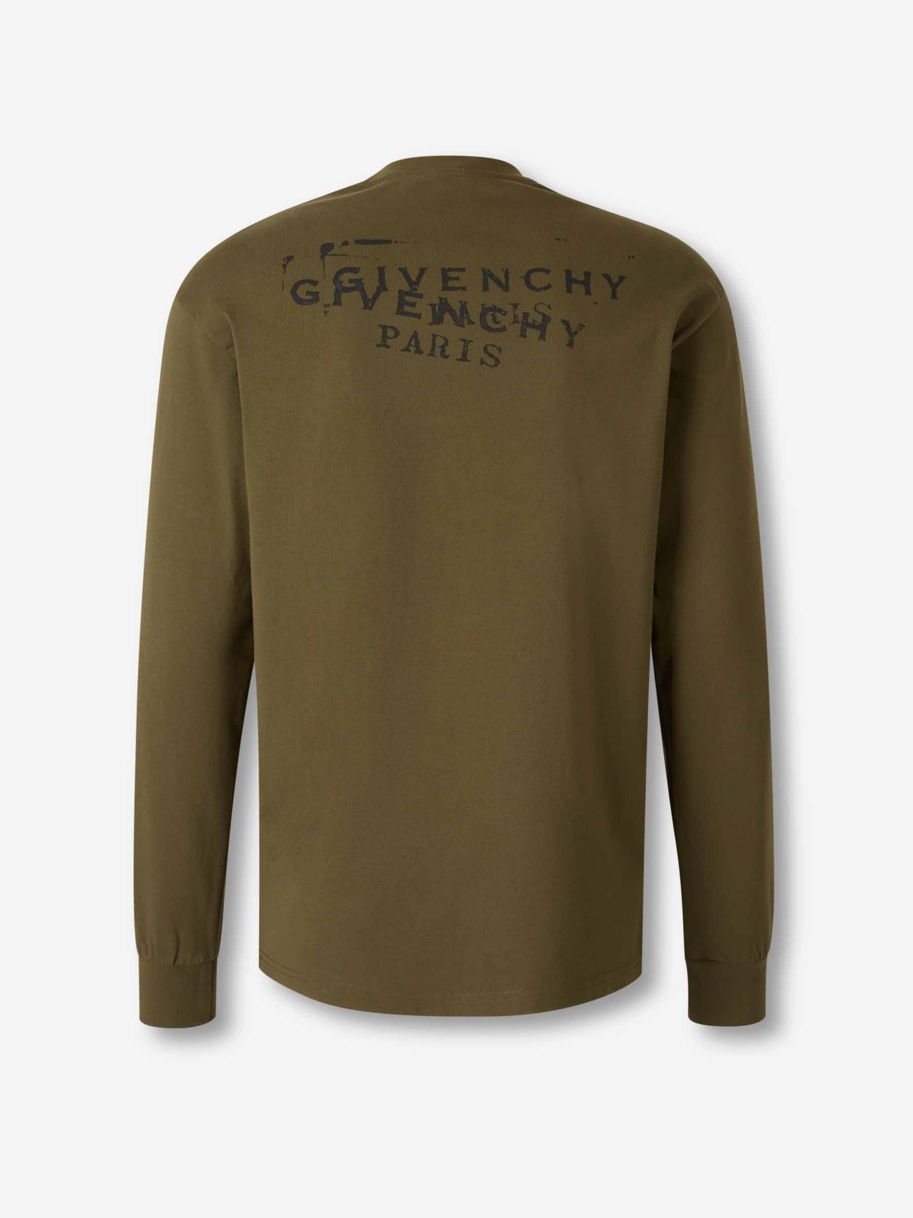 Givenchy Hombre Barcelona Camiseta Stamp color Verde Militar sku 554-000017 01 - Foto 2