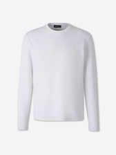 Herno Hombre Barcelona Jersey Fino de Cuello Redondo color Blanco sku 554-000018 01 - Foto 1