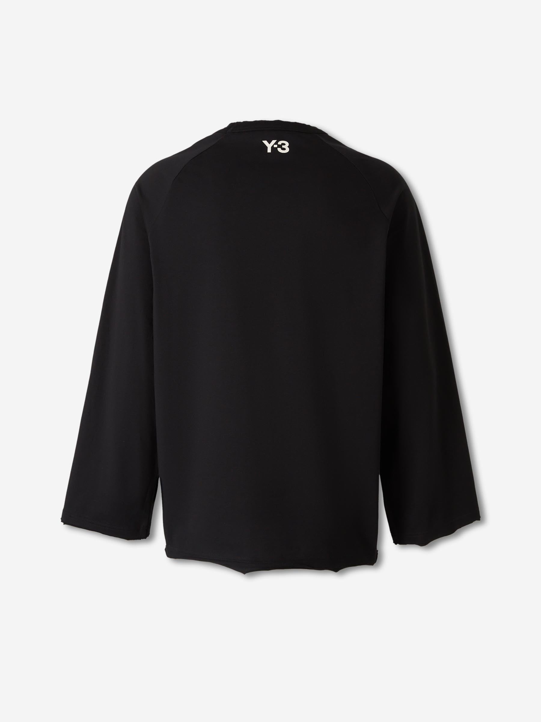 Adidas Y-3 Hombre Barcelona Camiseta Manga Larga color Negro sku 554-000021 01 - Foto 2