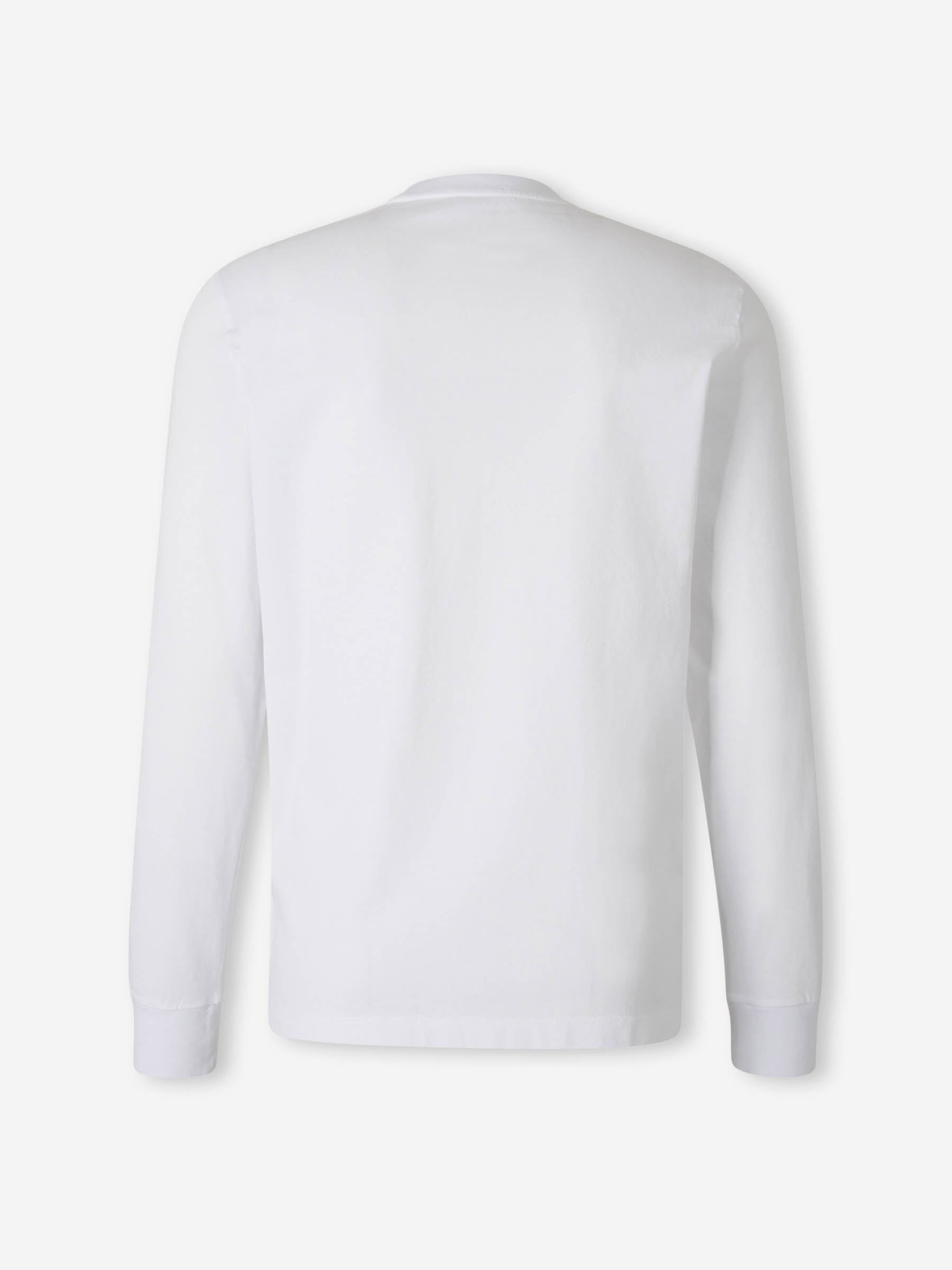 Moncler Hombre Barcelona Camiseta Manga Larga color Blanco sku 554-000024 01 - Foto 2