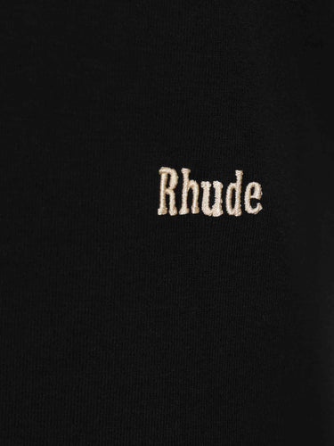 Rhude Hombre Barcelona Camiseta Cuello Redondo color Negro sku 554-000027 01 - Foto 3