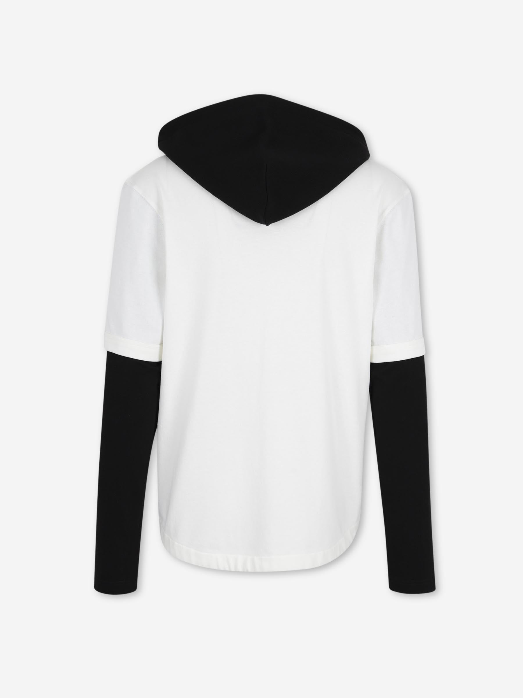 Jacquemus Hombre Barcelona Sudadera Capas Letro color Blanco sku 554-000028 00 - Foto 2