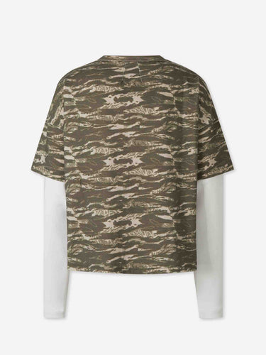 Rhude Hombre Barcelona Camiseta Tiger Camo color Camuflaje Verde sku 554-000030 01 - Foto 2