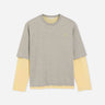 Ami Paris Hombre Barcelona Camiseta Doble Manga color Gris Claro sku 554-000031 01 - Foto 1