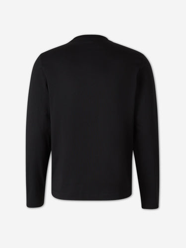 Ami Paris Hombre Barcelona Camiseta Manga Larga color Negro sku 554-000032 02 - Foto 2