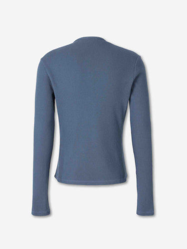 Carrer Hombre Barcelona Camiseta Lis Henley color Azul Índigo sku 554-000036 01 - Foto 2