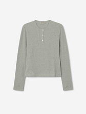 Carrer Hombre Barcelona Camiseta Lis Henley color Gris sku 554-000036 02 - Foto 1