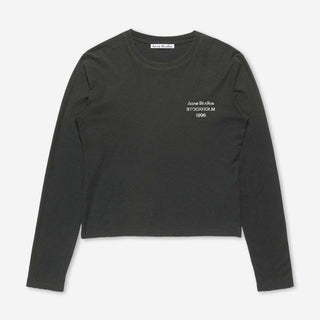 Acne Studios Hombre Barcelona Camiseta Logo color Gris Antracita sku 554-000039 01 - Foto 1