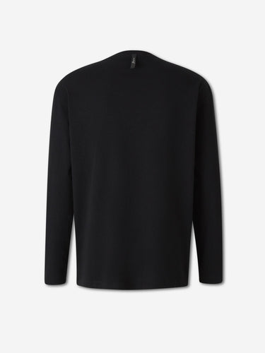 Jacquemus Hombre Barcelona Camiseta Logo Manga Larga color Negro sku 554-000042 02 - Foto 2