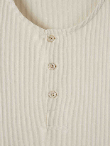 Lemaire Hombre Barcelona Camiseta Manga Larga color Marfil sku 554-000047 01 - Foto 3