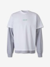 Balenciaga Hombre Barcelona Camiseta Manga Larga Logo color Blanco sku 554-000055 01 - Foto 1