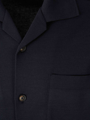 Herno Hombre Barcelona Camisa Punto color Azul Noche sku 555-000004 01 - Foto 3
