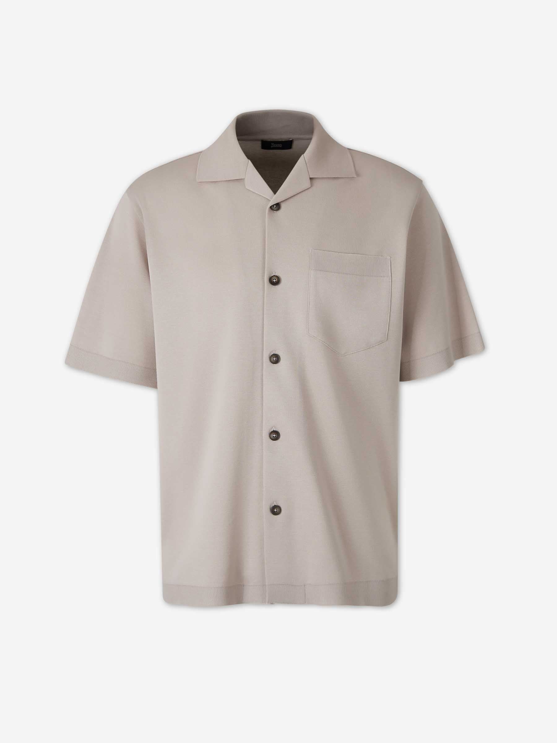 Herno Hombre Barcelona Camisa Punto color Taupe sku 555-000004 02 - Foto 1