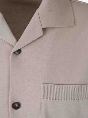 Herno Hombre Barcelona Camisa Punto color Taupe sku 555-000004 02 - Foto 3