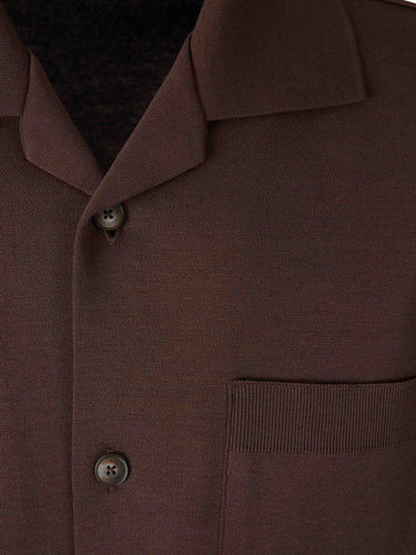 Herno Hombre Barcelona Camisa Punto color Marrón Oscuro sku 555-000004 03 - Foto 3