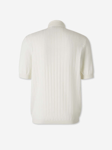 Brunello Cucinelli Hombre Barcelona Camisa Punto Botones color Blanco sku 555-000007 01 - Foto 2