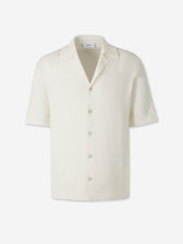 Lardini Hombre Barcelona Camisa Punto Algodón color Blanco sku 555-000008 01 - Foto 1