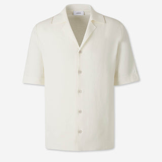 Lardini Hombre Barcelona Camisa Punto Algodón color Blanco sku 555-000008 01 - Foto 1