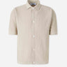 Lardini Hombre Barcelona Camisa Punto Algodón color Beige sku 555-000009 01 - Foto 1