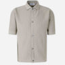 Lardini Hombre Barcelona Camisa Punto Algodón color Verde Manzana sku 555-000009 02 - Foto 1