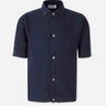 Lardini Hombre Barcelona Camisa Punto Algodón color Azul Marino sku 555-000009 03 - Foto 1