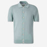 Gran Sasso Hombre Barcelona Camisa de punto calado color Verde Menta sku 555-000011 03 - Foto 1