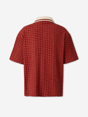 Amiri Hombre Barcelona Camisa Punto Casual color Terracota sku 555-000013 01 - Foto 2