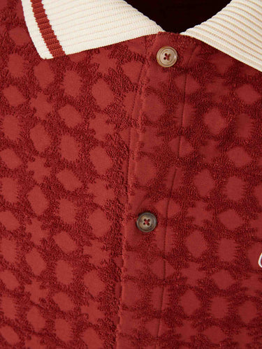 Amiri Hombre Barcelona Camisa Punto Casual color Terracota sku 555-000013 01 - Foto 3