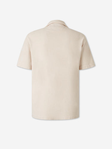 Fedeli Hombre Barcelona Camisa terry algodón color Crema sku 555-000014 01 - Foto 2