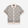 Amiri Hombre Barcelona Camisa Punto Logo color Marfil sku 555-000015 01 - Foto 1