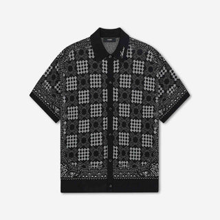 Amiri Hombre Barcelona Camisa Punto Logo color Negro sku 555-000015 02 - Foto 1