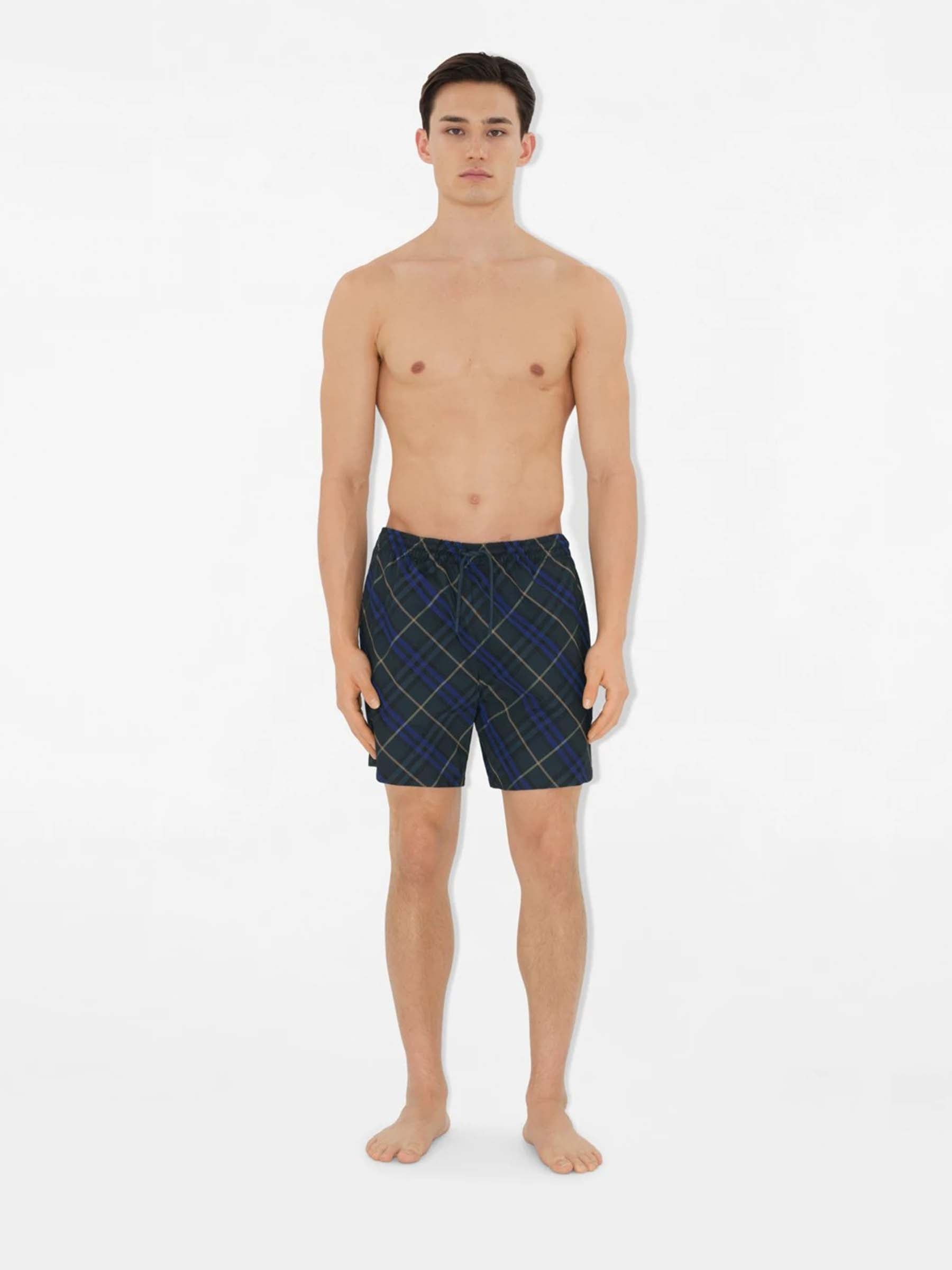 Burberry Hombre Barcelona Bañador Check color Azul Noche sku 561-001348 01 - Foto 2