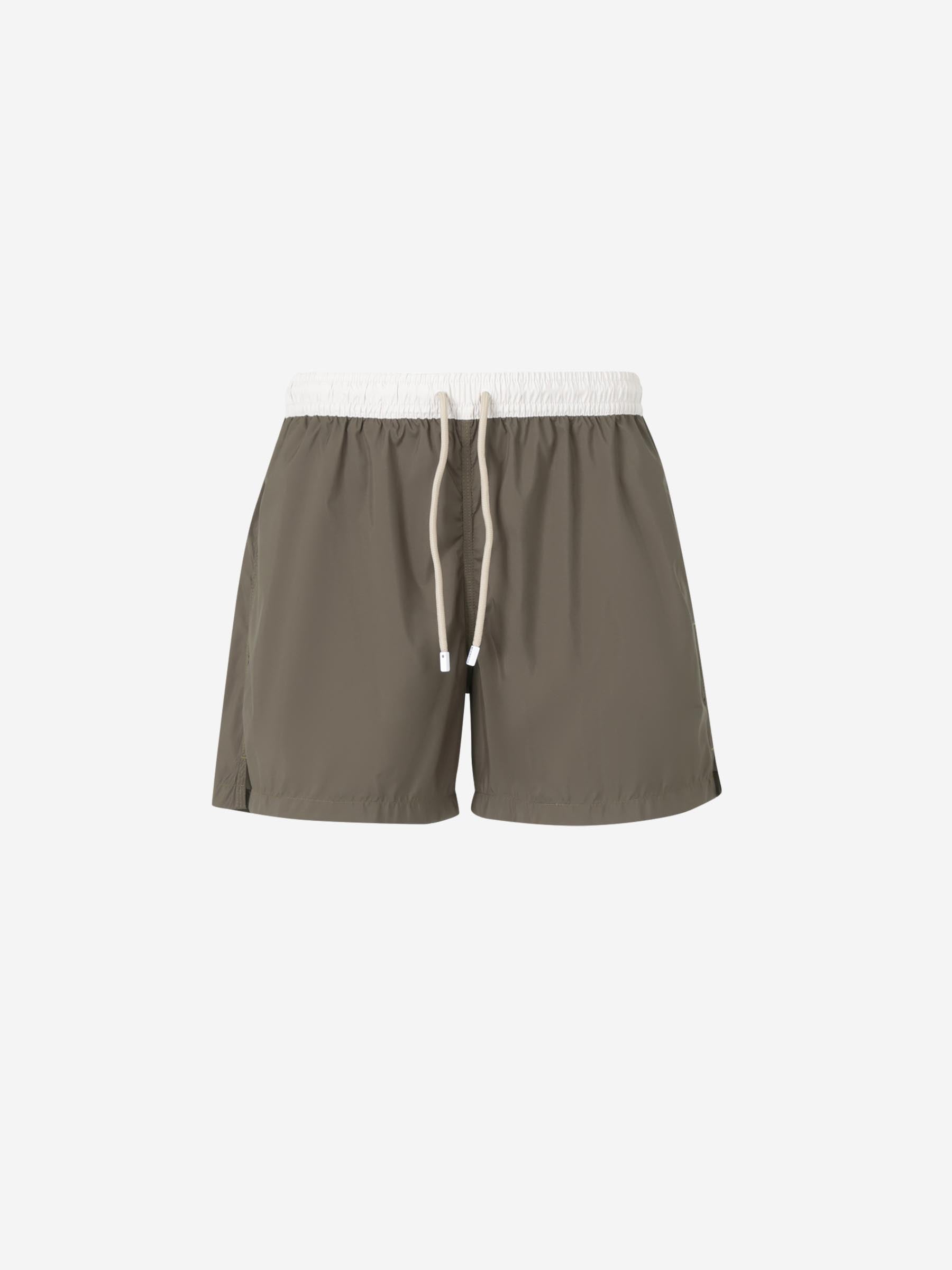 Fedeli Hombre Barcelona Bañador Liso Contraste color Verde Militar sku 561-001353 02 - Foto 1