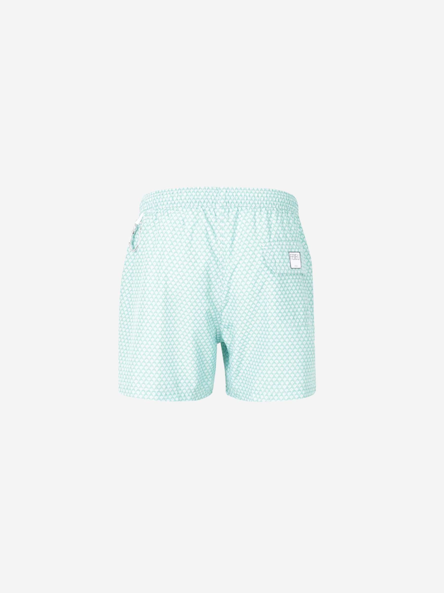 Fedeli Hombre Barcelona Bañador Estampado Medusas color Verde sku 561-001354 02 - Foto 2