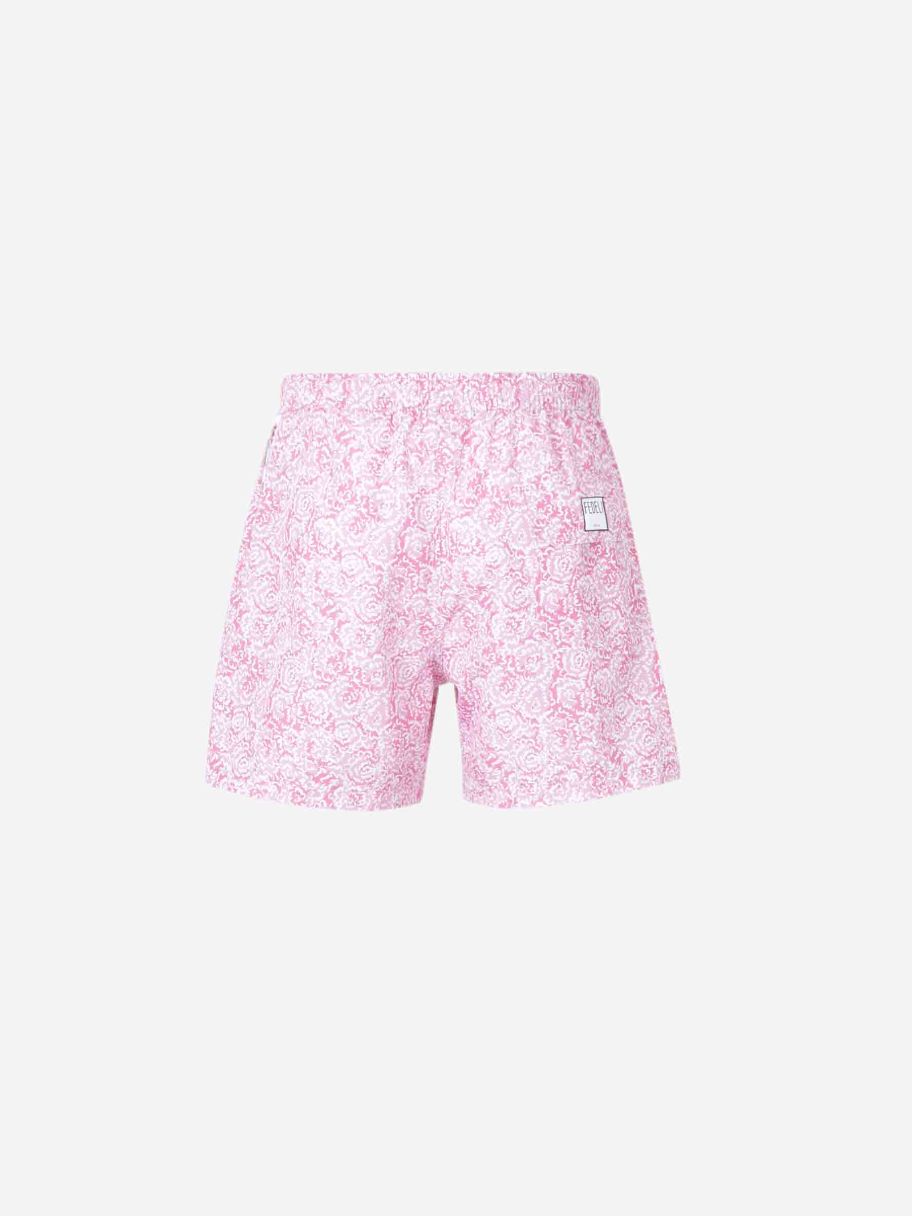 Fedeli Hombre Barcelona Bañador Estampado Floral color Rosa sku 561-001355 01 - Foto 2