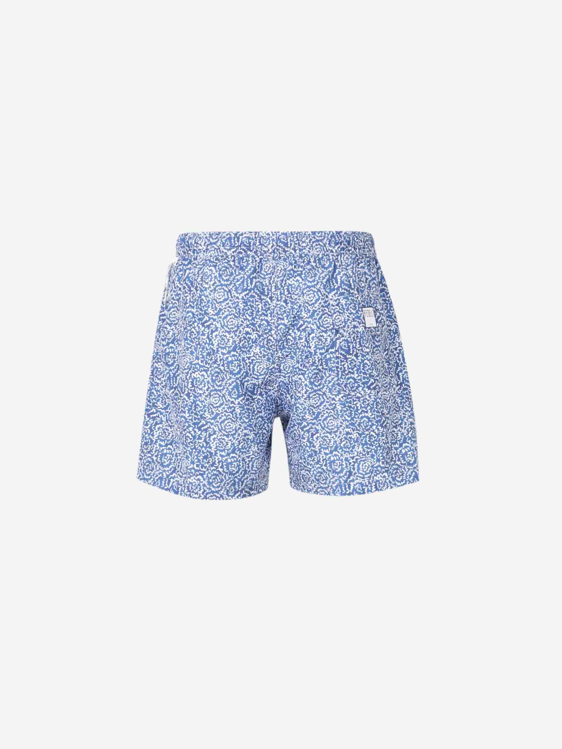Fedeli Hombre Barcelona Bañador Estampado Floral color Azul sku 561-001355 02 - Foto 2