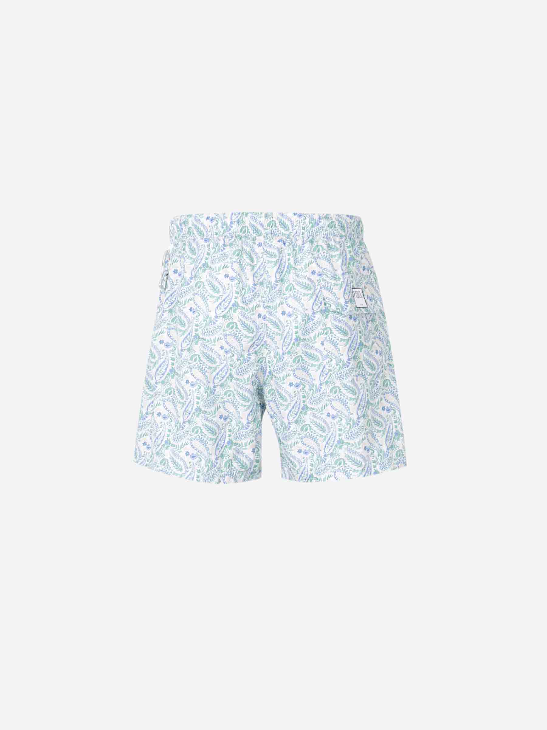 Fedeli Hombre Barcelona Bañador Estampado Floral color Verde sku 561-001357 01 - Foto 2