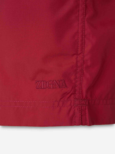 Zegna Hombre Barcelona Bañador Liso Poliamida color Burdeos sku 561-001399 01 - Foto 4