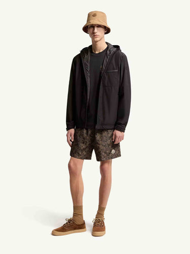 Moncler Hombre Barcelona Bañador Estampado Paisley color Marrón Oscuro sku 561-001408 02 - Foto 2