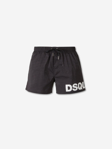Dsquared2 Hombre Barcelona Bañador Monograma Logo color Blanco Y Negro sku 561-001416 01 - Foto 1