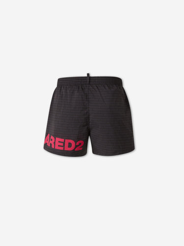 Dsquared2 Hombre Barcelona Bañador Monograma Logo color Fúcsia sku 561-001416 02 - Foto 3