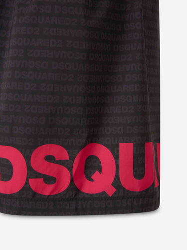 Dsquared2 Hombre Barcelona Bañador Monograma Logo color Fúcsia sku 561-001416 02 - Foto 4