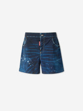 Dsquared2 Hombre Barcelona Bañador Trampantojo Denim color Azul Denim Oscuro sku 561-001418 01 - Foto 1