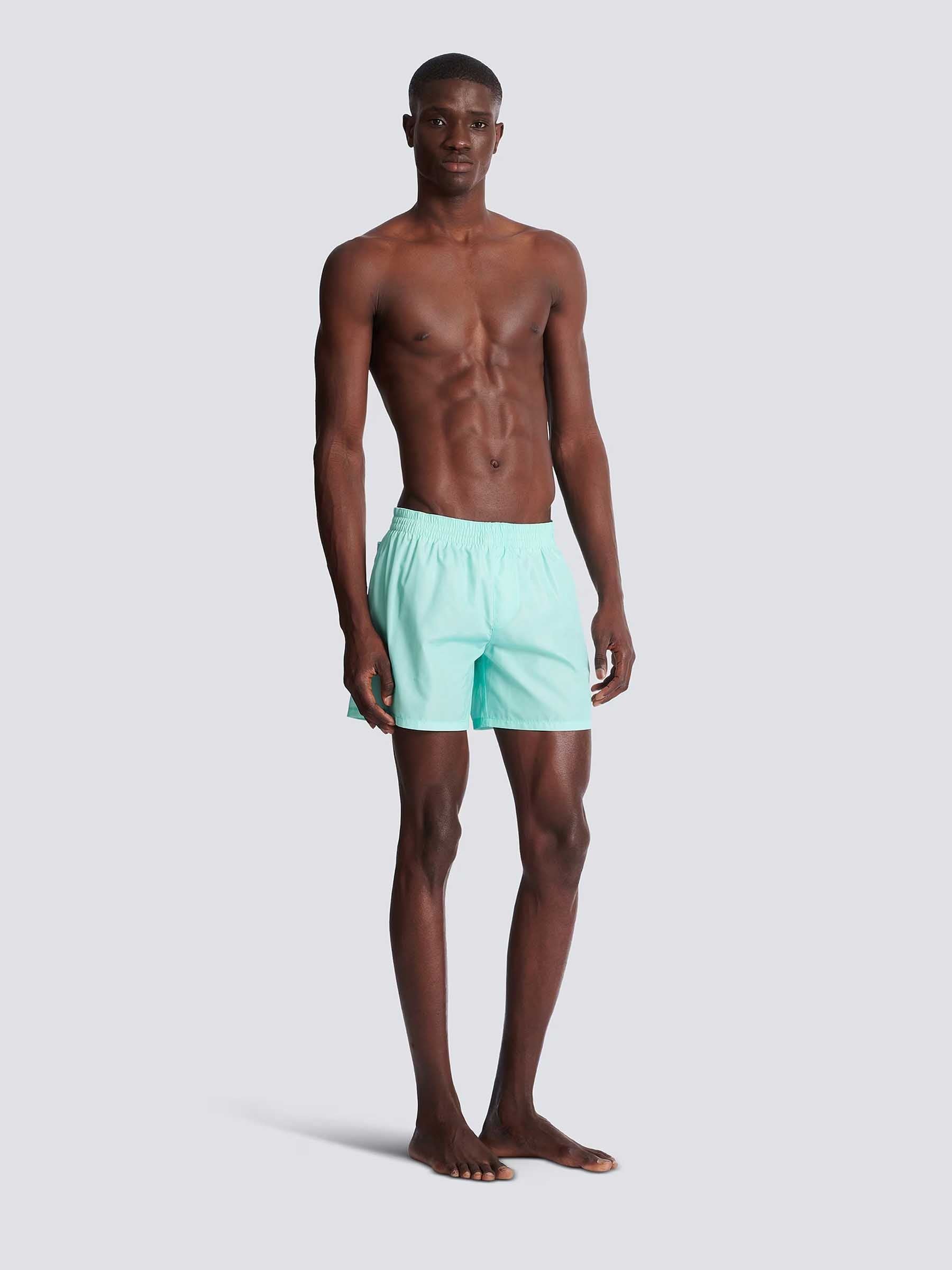 Balmain Hombre Barcelona Bañador Logo Poliéster color Azul Neón sku 561-001420 01 - Foto 2