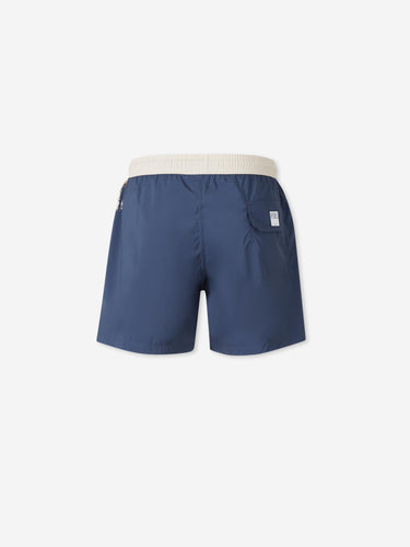 Fedeli Hombre Barcelona Bañador Liso color Azul Marino sku 561-001428 01 - Foto 3