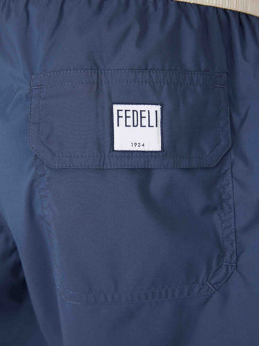 Fedeli Hombre Barcelona Bañador Liso color Azul Marino sku 561-001428 01 - Foto 5