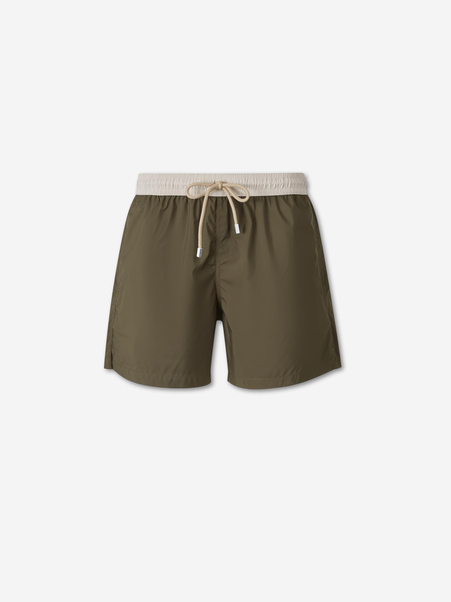 Fedeli Hombre Barcelona Bañador Liso color Verde Militar sku 561-001428 02 - Foto 1
